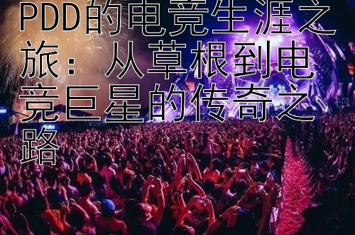 PDD的电竞生涯之旅：从草根到电竞巨星的传奇之路