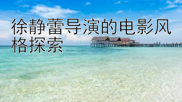 徐静蕾导演的电影风格探索