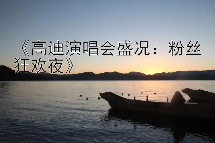 《高迪演唱会盛况：粉丝狂欢夜》