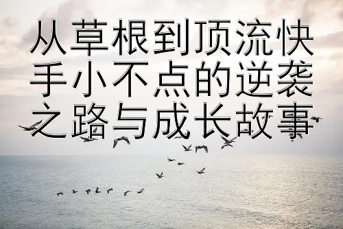 从草根到顶流快手小不点的逆袭之路与成长故事