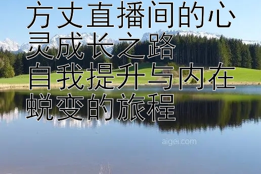 方丈直播间的心灵成长之路  
自我提升与内在蜕变的旅程